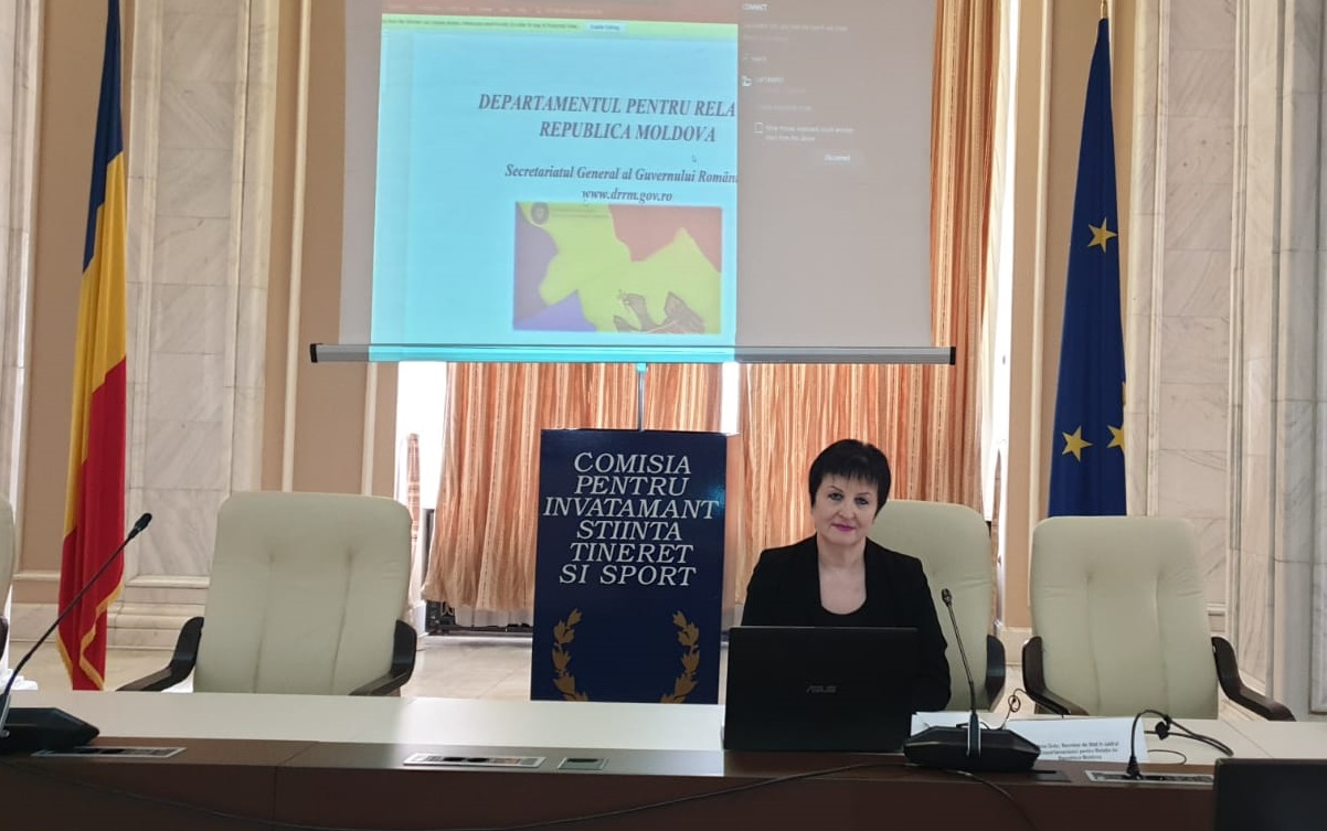 Prezentarea raportului de activitate D.R.R.M. în ședința comună a Comisiilor pentru românii din afara granițelor din Camera Deputaților și Senatul României